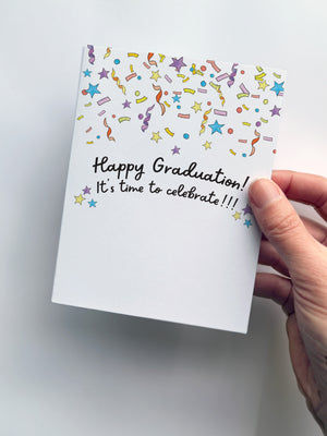 Greeting Card - Happy Graduation! It's Time to Celebrate!