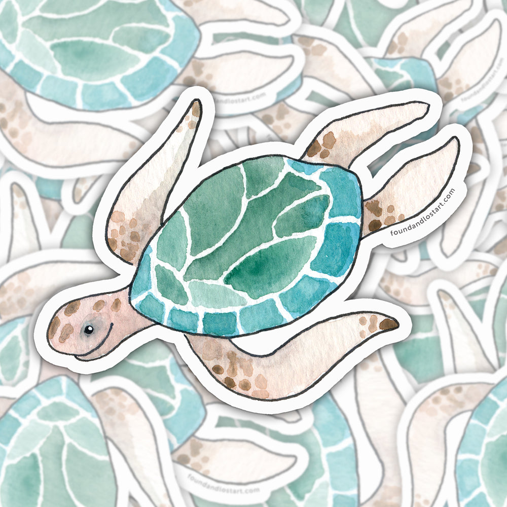 Vinyl Sticker - Sea Turtle