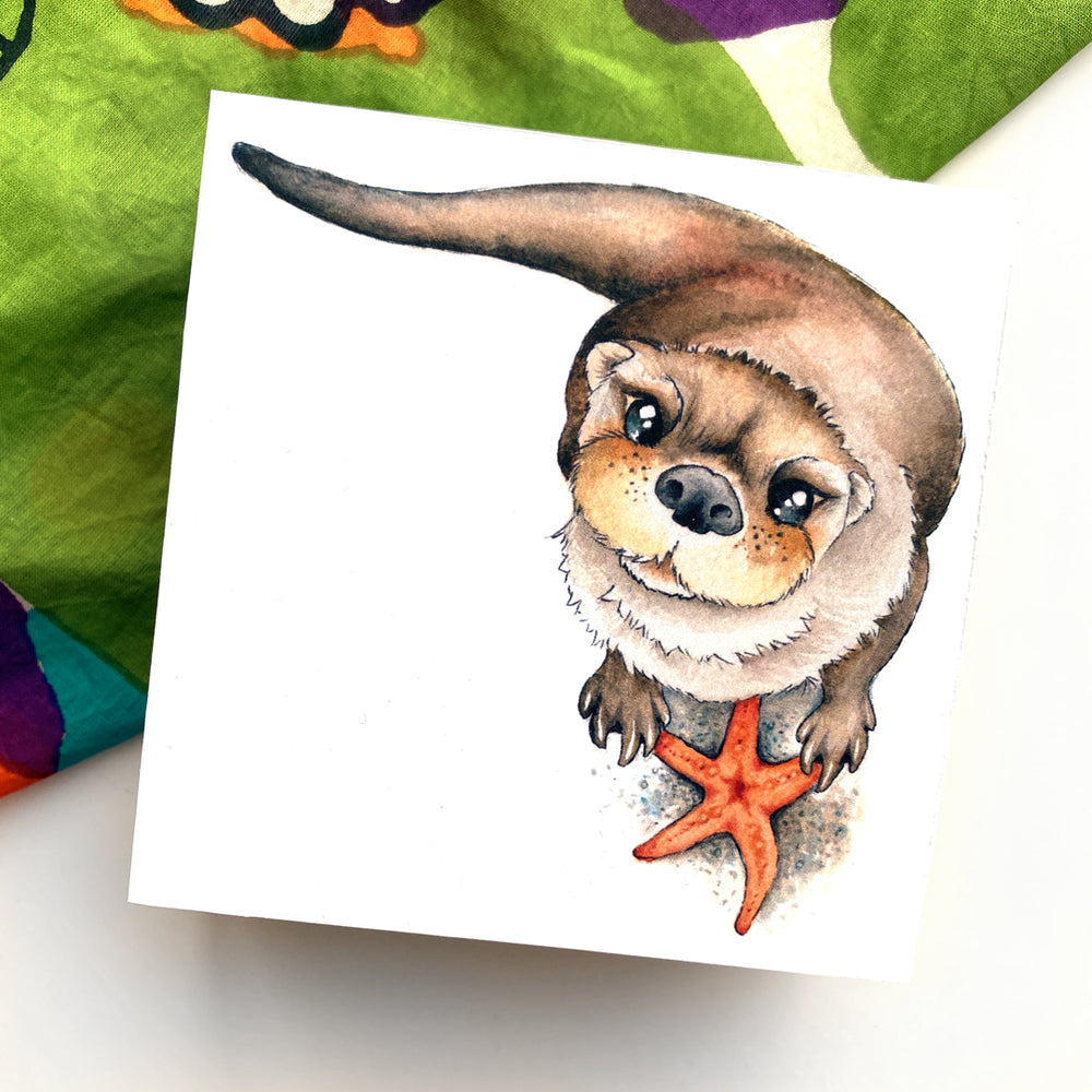 4x4 Mini Art Block - Otter