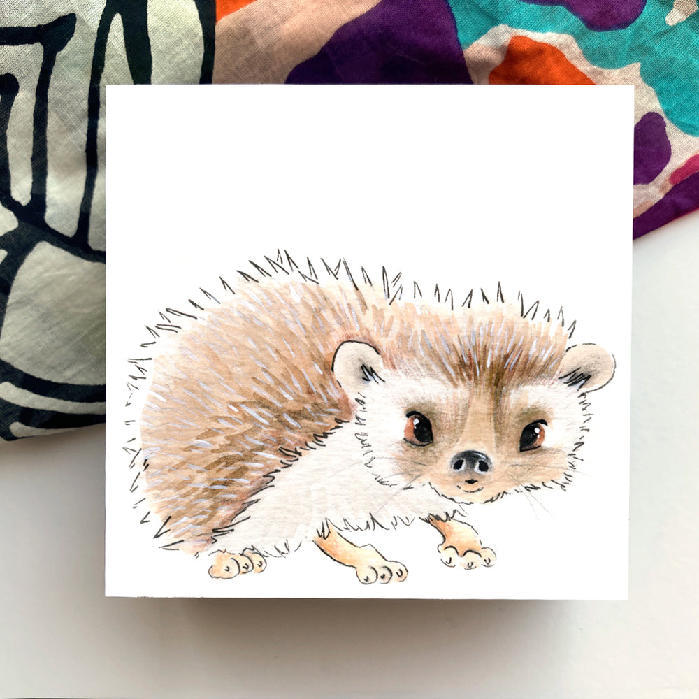 4x4 Mini Art Block - Hedgehog