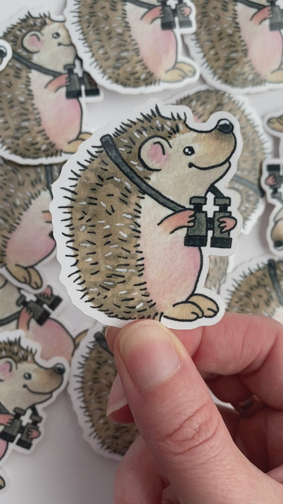 
                
                    Load and play video in Gallery viewer, Hedgehog Sticker
                
            
