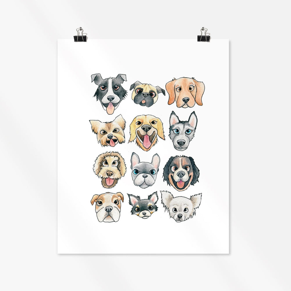 8x10 Print - Dogs