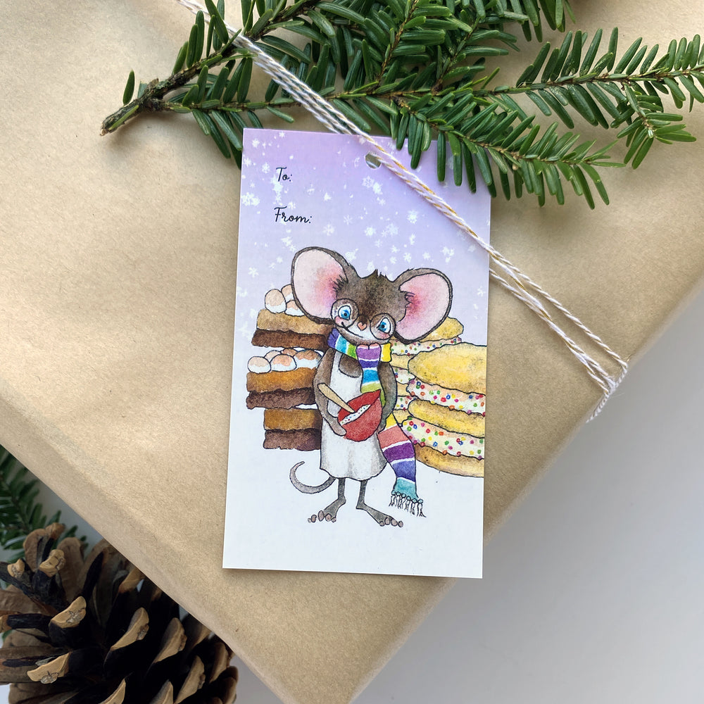 Holiday Gift Tags - 15 pack - Baking Mouse