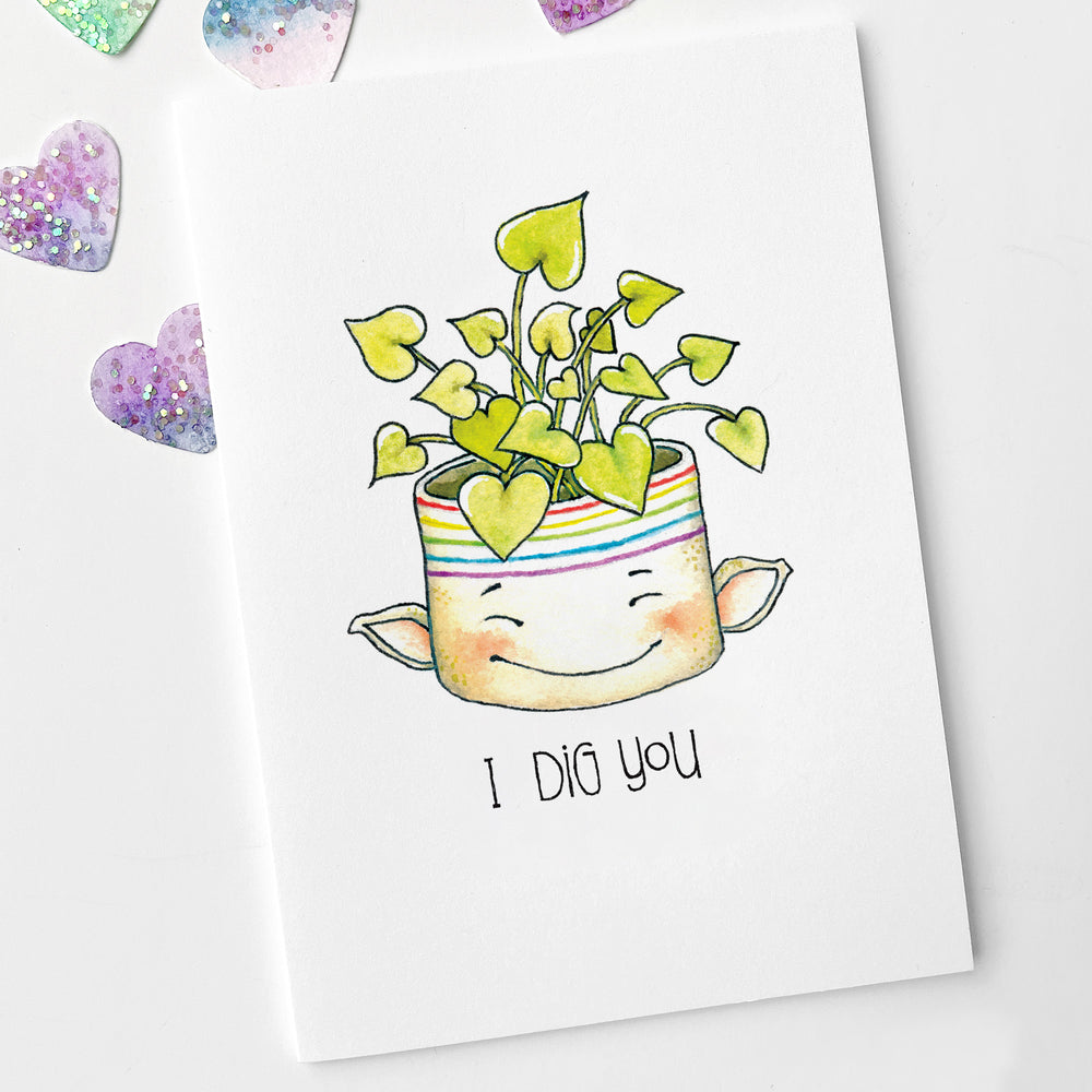 
                
                    Load image into Gallery viewer, Greeting Card - I Dig You
                
            