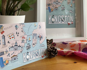 
                
                    Load image into Gallery viewer, Cartoon Map Of Kingston
                
            