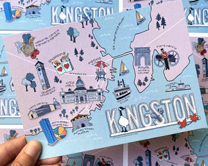 
                
                    Load image into Gallery viewer, Cartoon Map Of Kingston
                
            