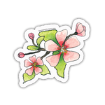 Vinyl Sticker - Apple Blossom2