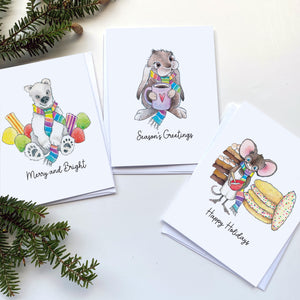 
                
                    Load image into Gallery viewer, Holiday Greeting Cards - variety 6-pack
                
            