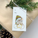 Holiday Gift Tags - 15 pack - Mouse with Sprinkle Cookie