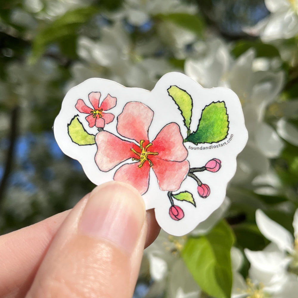 Vinyl Sticker 3-pack - Bumblebee and Blossoms