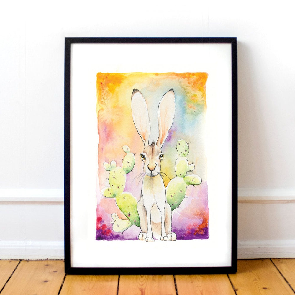 8x10 Print - Jack Rabbit – Found and Lost Art