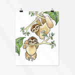 8x10 Print - Sloths